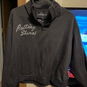 Rolling Stones Crop Sweatshirt